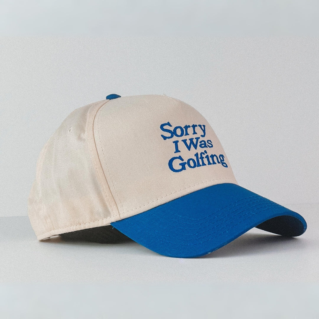 Sorry I Was Golfing Cap