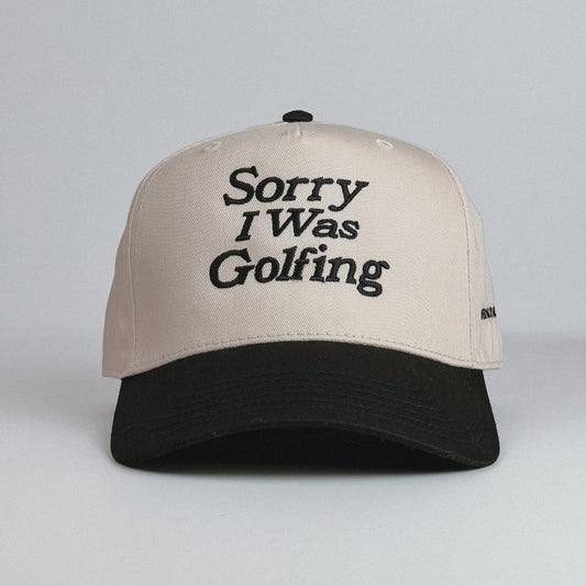 Sorry I Was Golfing Cap