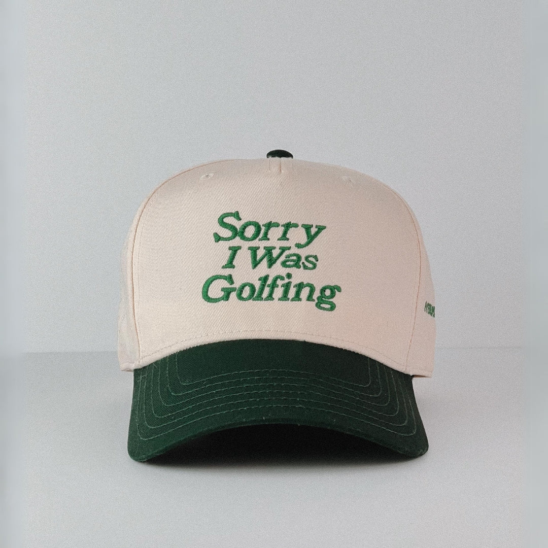 Sorry I Was Golfing Cap